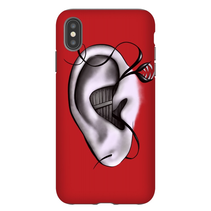 iPhone Xs Max StrongFit Weird Ear Monster Digital Art by Boriana Giormova