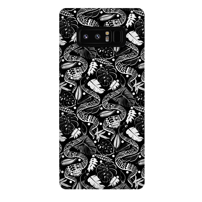 Galaxy Note 8 StrongFit Tribal Black Mambas -  by Tigatiga