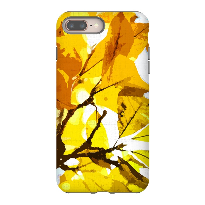 iPhone 7 plus StrongFit Autumn colors, leaves #oil #on #canvas by Bledi