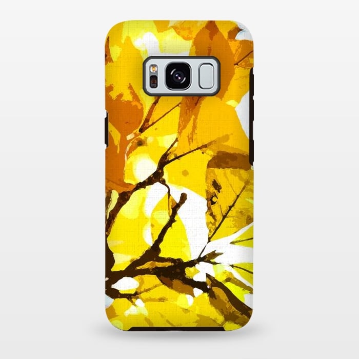 Galaxy S8 plus StrongFit Autumn colors, leaves #oil #on #canvas by Bledi