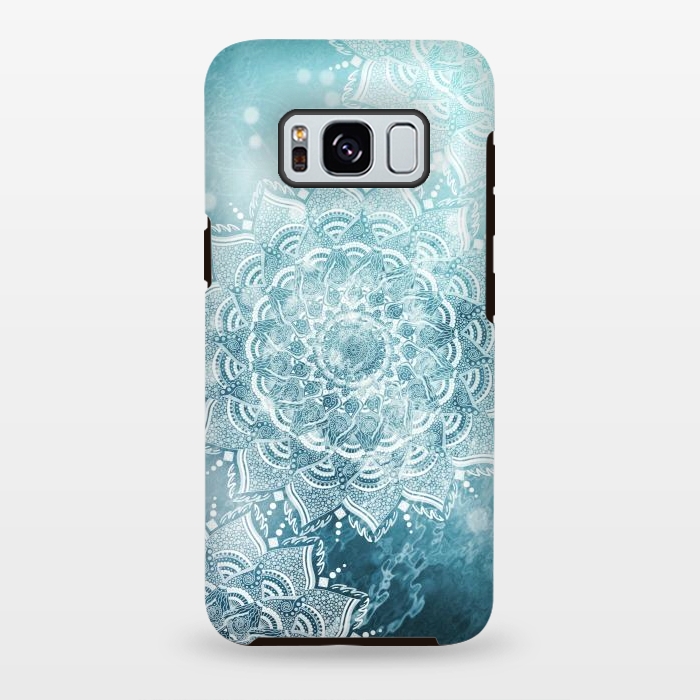 Galaxy S8 plus StrongFit Mandala bluegreen by Jms