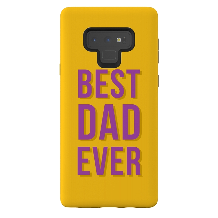 Galaxy Note 9 StrongFit Best Dad Ever by Dhruv Narelia