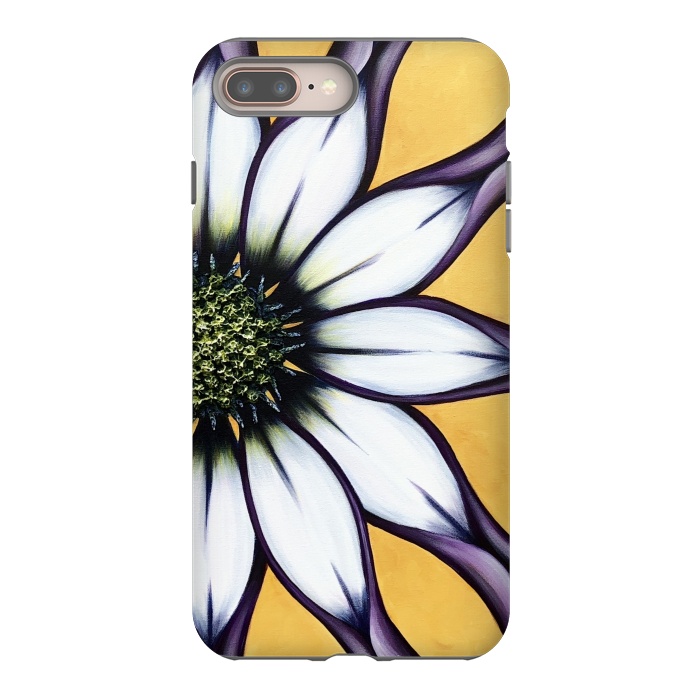iPhone 7 plus StrongFit Kaleidoscope Daisy by Denise Cassidy Wood