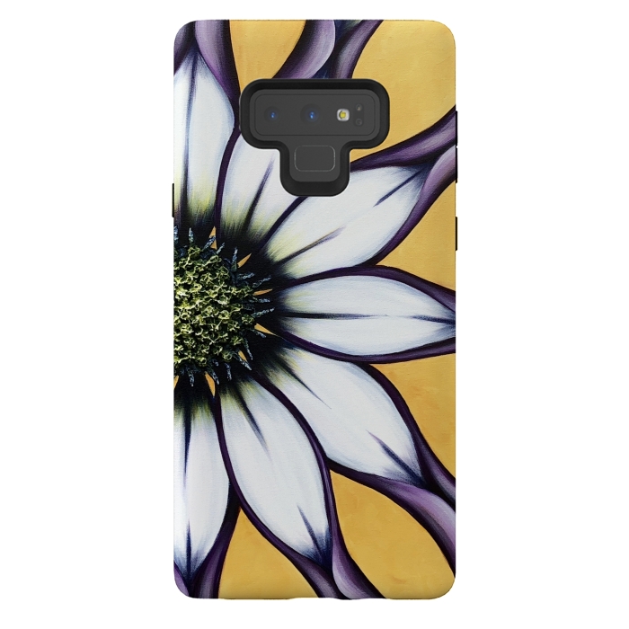 Galaxy Note 9 StrongFit Kaleidoscope Daisy by Denise Cassidy Wood
