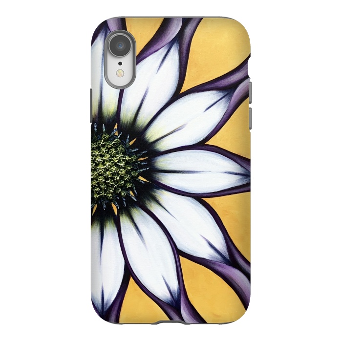 iPhone Xr StrongFit Kaleidoscope Daisy by Denise Cassidy Wood
