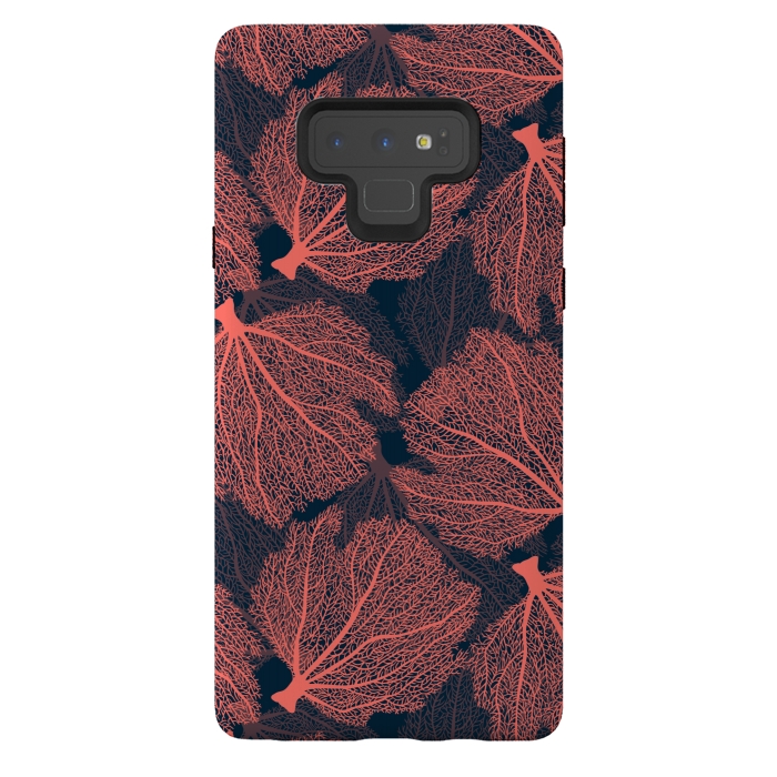 Galaxy Note 9 StrongFit Fan living colral  by Katerina Kirilova