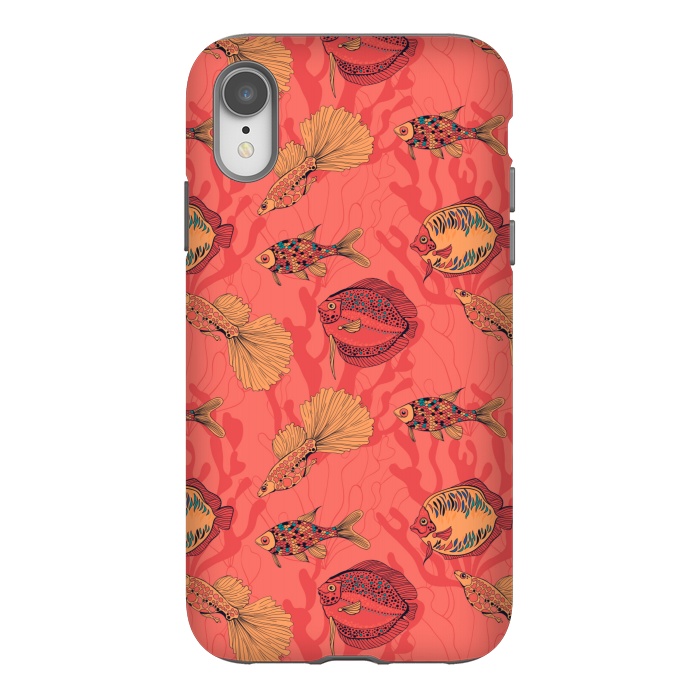 Fishes on living coral background Samsung S10 Case