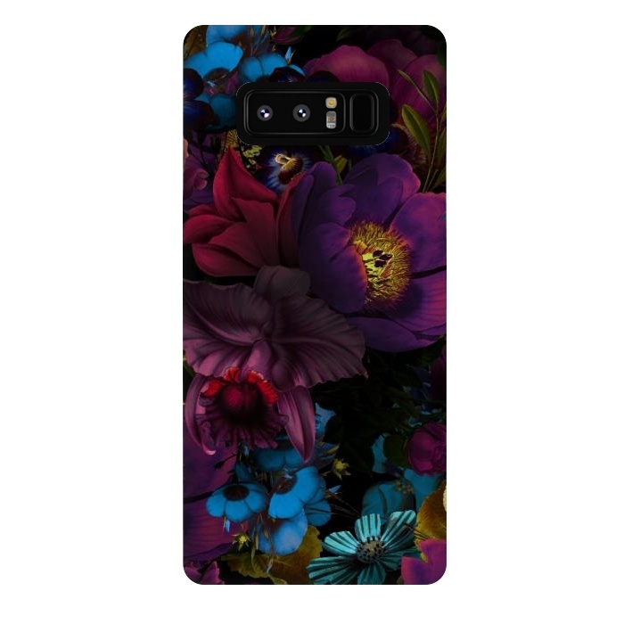 Galaxy Note 8 StrongFit Mystical Flower Night by  Utart