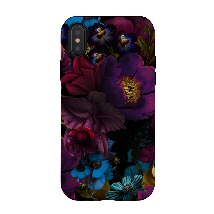 iPhone Xs / X StrongFit Mystical Flower Night by  Utart