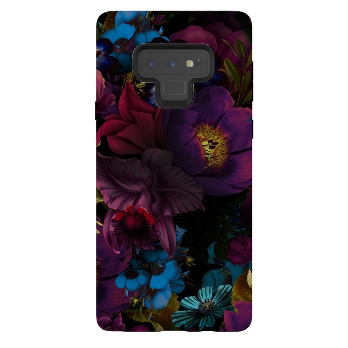 Galaxy Note 9 StrongFit Mystical Flower Night by  Utart