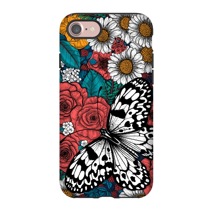 iPhone 7 StrongFit Paper kite garden by Katerina Kirilova