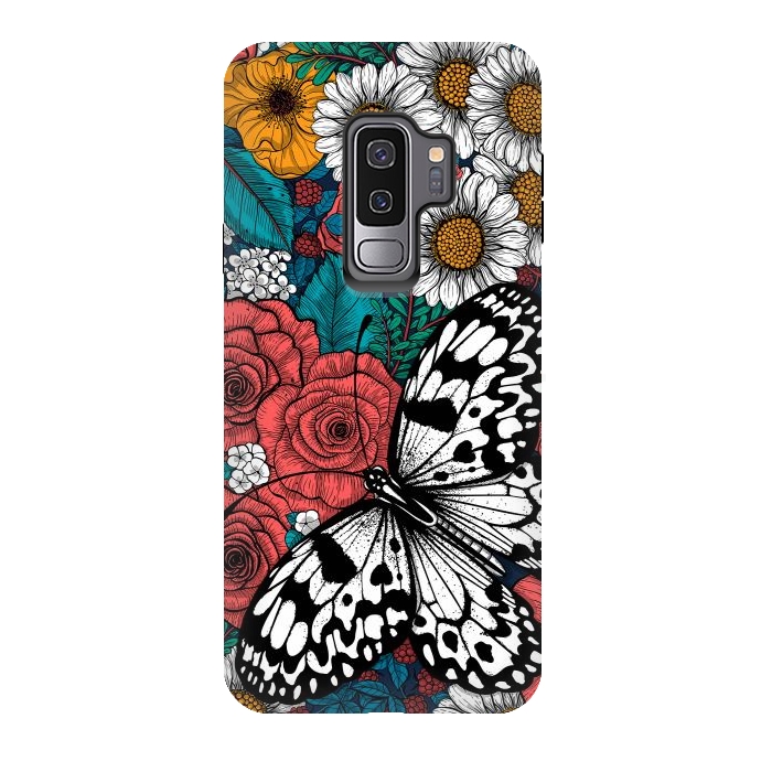 Galaxy S9 plus StrongFit Paper kite garden by Katerina Kirilova