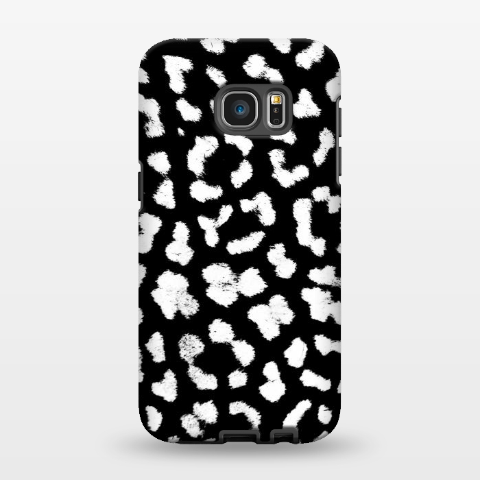 Galaxy S7 EDGE StrongFit Smudged leopard print spots by Oana 