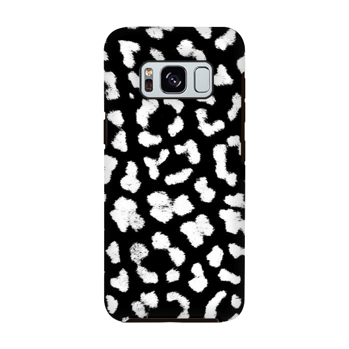 Galaxy S8 StrongFit Smudged leopard print spots by Oana 
