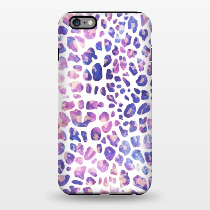 iPhone 6/6s plus StrongFit Purple pink painted leopard print by Oana 