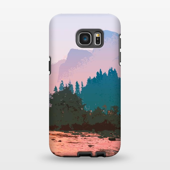 Galaxy S7 EDGE StrongFit Peaceful World by Creativeaxle