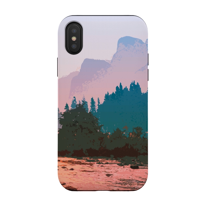 iPhone Xs / X StrongFit Peaceful World by Creativeaxle