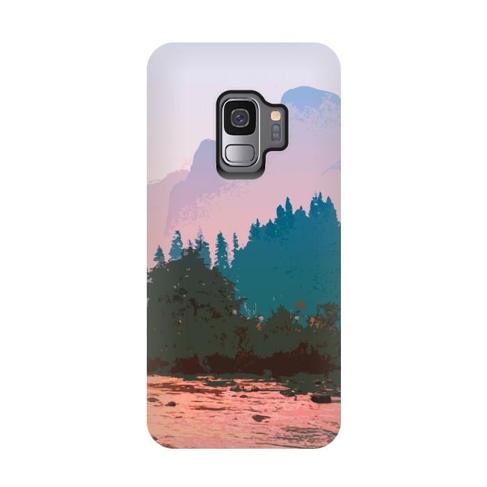Galaxy S9 StrongFit Peaceful World by Creativeaxle