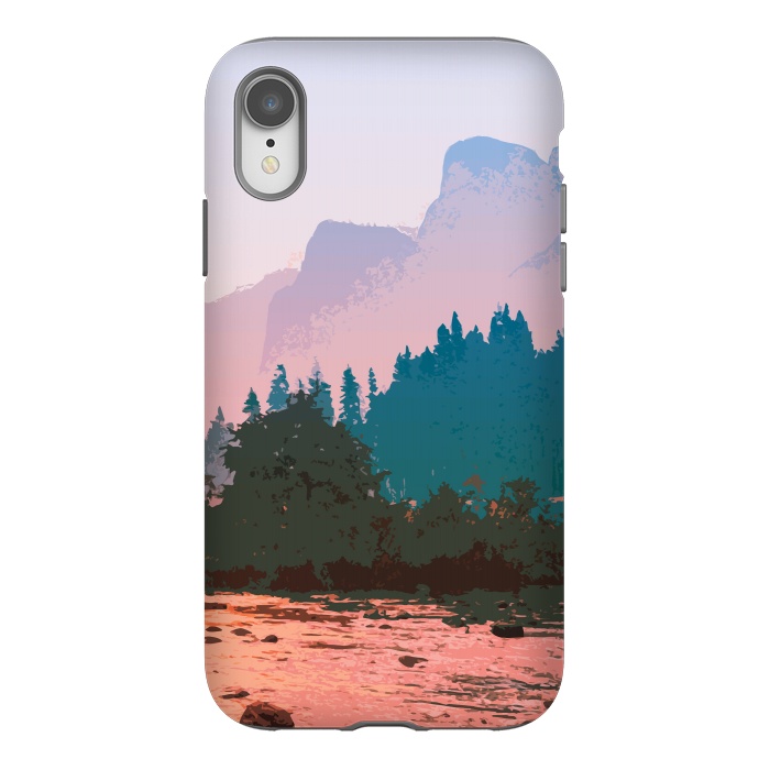 iPhone Xr StrongFit Peaceful World by Creativeaxle