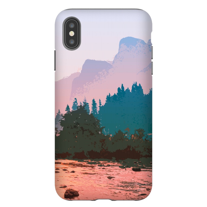 iPhone Xs Max StrongFit Peaceful World by Creativeaxle