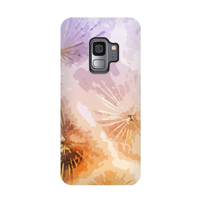 Galaxy S9 StrongFit Dandelion Pattern by Creativeaxle
