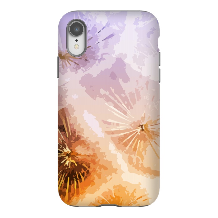 iPhone Xr StrongFit Dandelion Pattern by Creativeaxle