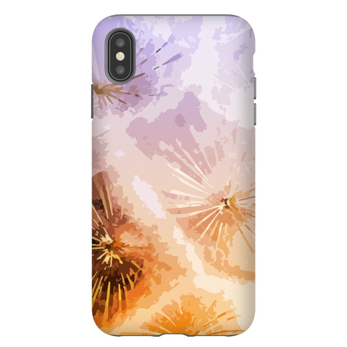 iPhone Xs Max StrongFit Dandelion Pattern by Creativeaxle