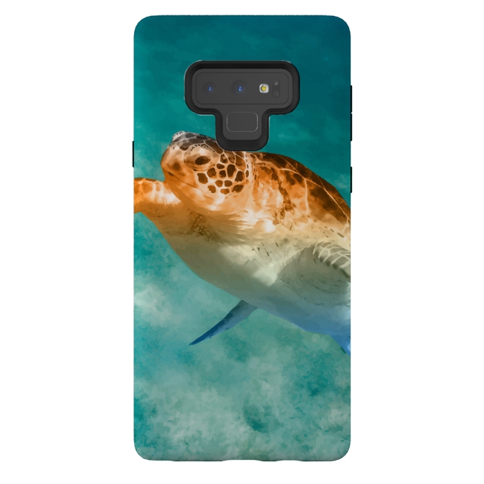 Galaxy Note 9 StrongFit Turtle by Creativeaxle