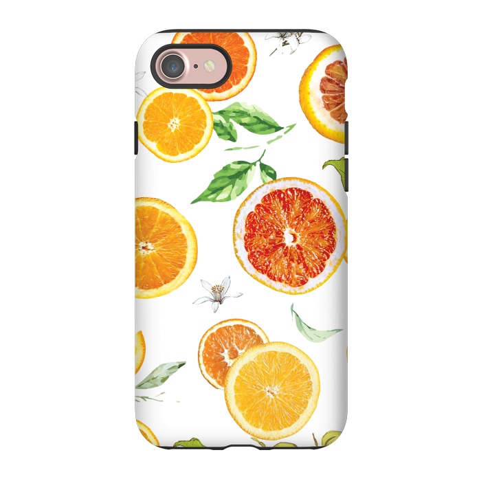 iPhone 7 StrongFit Orange slices 2 #pattern #trendy #style by Bledi
