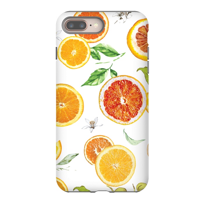 iPhone 7 plus StrongFit Orange slices 2 #pattern #trendy #style by Bledi