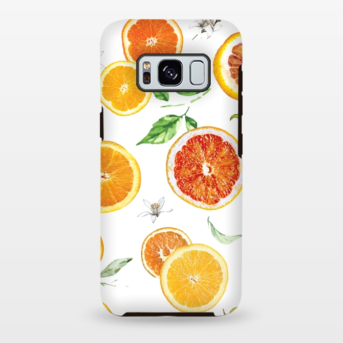 Galaxy S8 plus StrongFit Orange slices 2 #pattern #trendy #style by Bledi