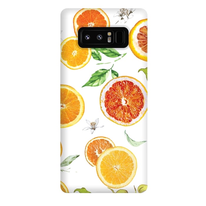 Galaxy Note 8 StrongFit Orange slices 2 #pattern #trendy #style by Bledi