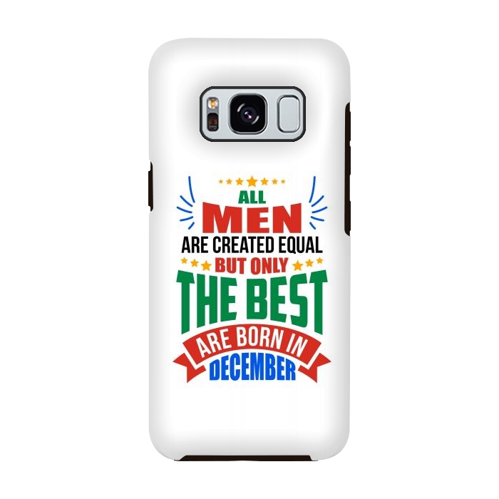 Galaxy S8 StrongFit Men Birthday - December by Dhruv Narelia
