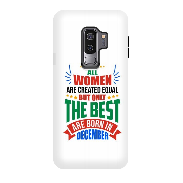 Galaxy S9 plus StrongFit Women Birthday - December by Dhruv Narelia