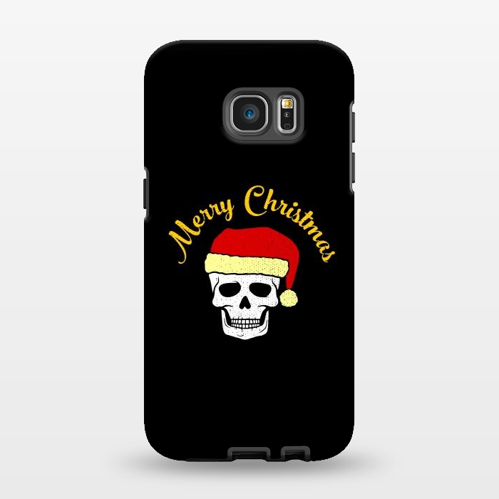 Galaxy S7 EDGE StrongFit Merry Christmas by Dhruv Narelia