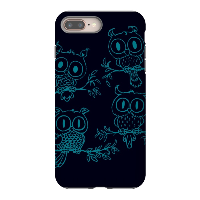 iPhone 7 plus StrongFit Owls in the night by Mangulica