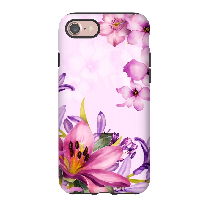 iPhone 7 StrongFit Floral Smile by Creativeaxle