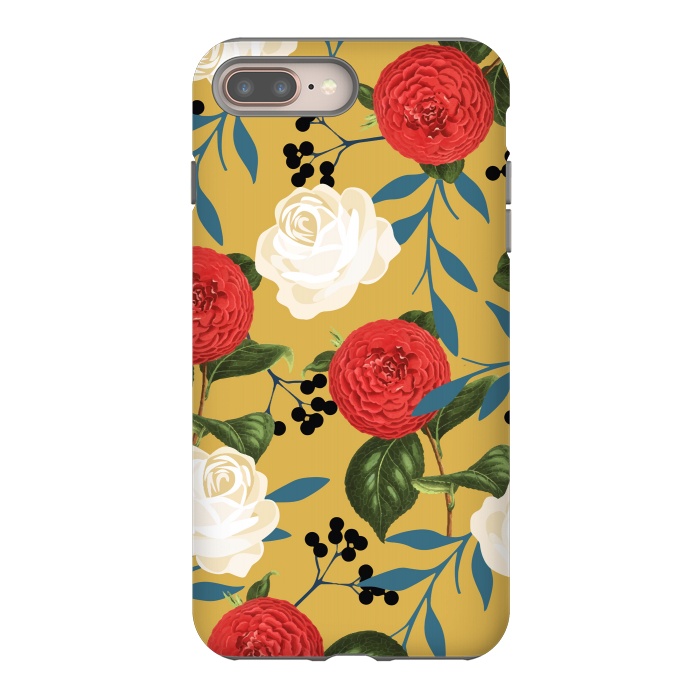 iPhone 7 plus StrongFit Floral Obsession by Uma Prabhakar Gokhale