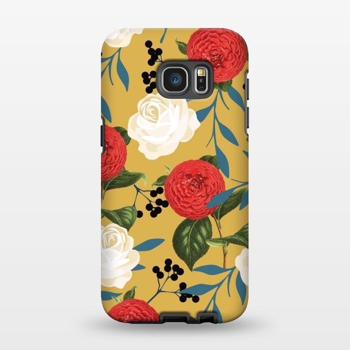 Galaxy S7 EDGE StrongFit Floral Obsession by Uma Prabhakar Gokhale