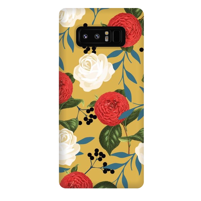 Galaxy Note 8 StrongFit Floral Obsession by Uma Prabhakar Gokhale