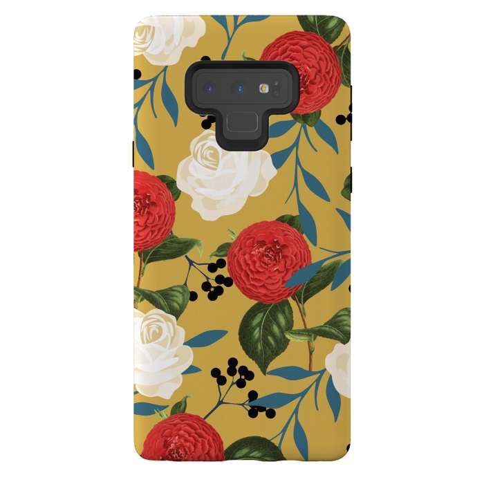 Galaxy Note 9 StrongFit Floral Obsession by Uma Prabhakar Gokhale