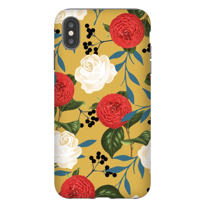 iPhone Xs Max StrongFit Floral Obsession by Uma Prabhakar Gokhale