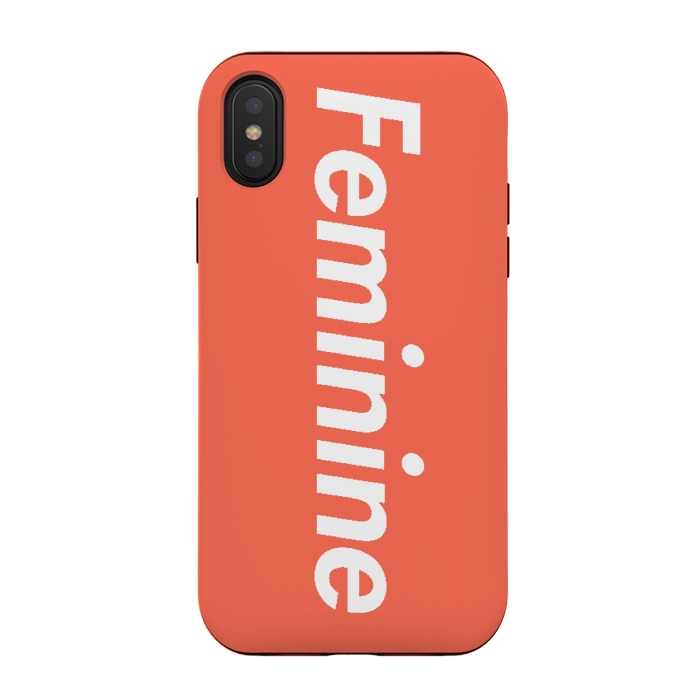 iPhone Xs / X StrongFit Feminine by Michael Cheung