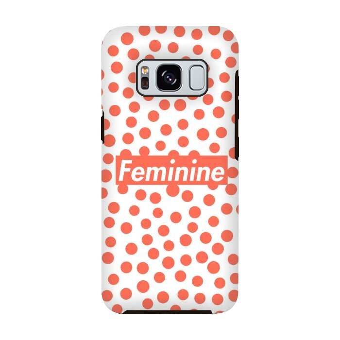 Galaxy S8 StrongFit Feminine with Polka Dots by Michael Cheung