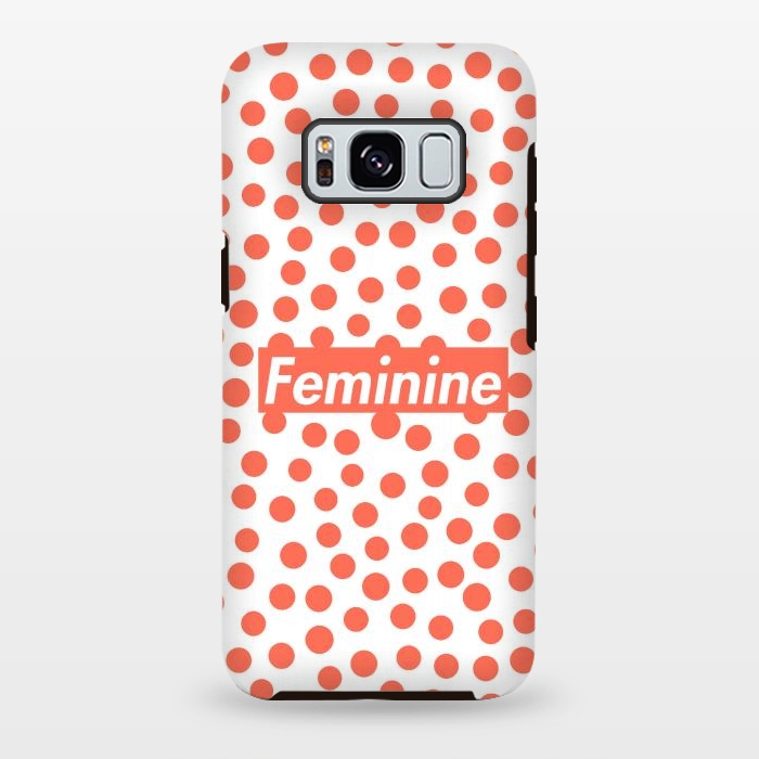 Galaxy S8 plus StrongFit Feminine with Polka Dots by Michael Cheung