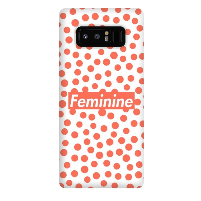 Galaxy Note 8 StrongFit Feminine with Polka Dots by Michael Cheung