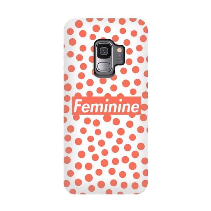 Galaxy S9 StrongFit Feminine with Polka Dots by Michael Cheung