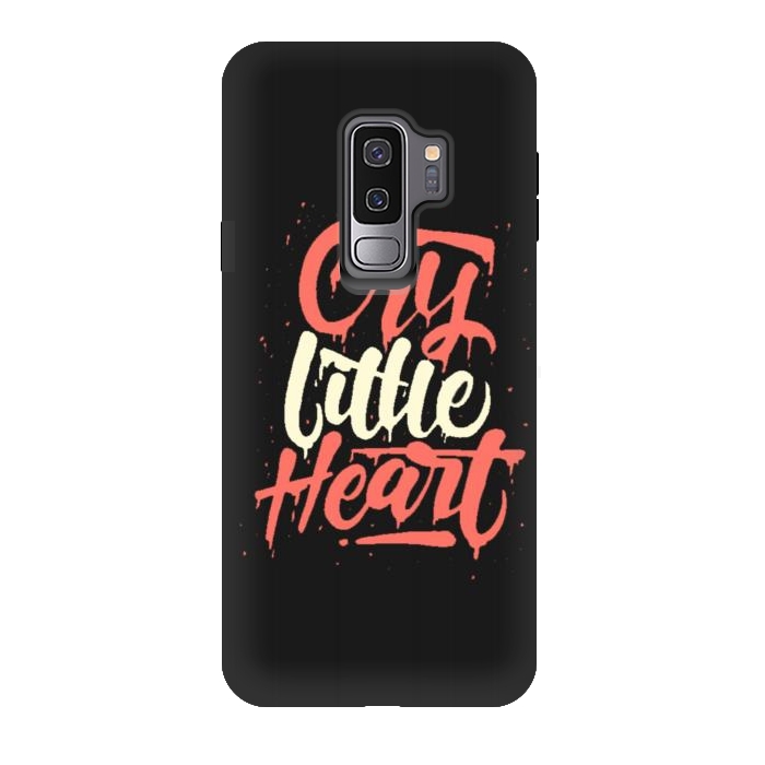 Galaxy S9 plus StrongFit cry little heart by cowohigienis