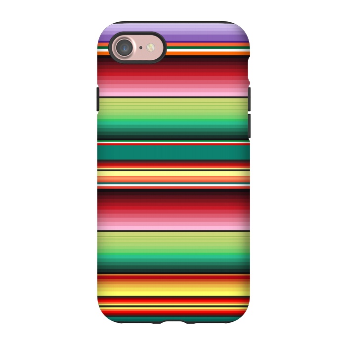 iPhone 7 StrongFit Mexican Fabric Texture Colors Textile by BluedarkArt