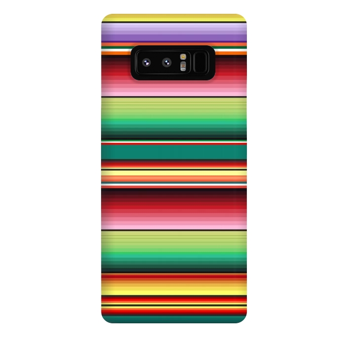 Galaxy Note 8 StrongFit Mexican Fabric Texture Colors Textile by BluedarkArt